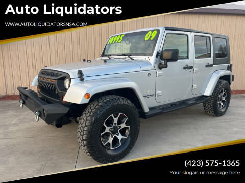 2009 Jeep Wrangler Unlimited for sale at Auto Liquidators in Bluff City TN
